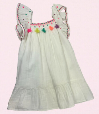 Girls Dresses Cat amp; Jack Girls White Multicolored Dress size 4T $9.99
