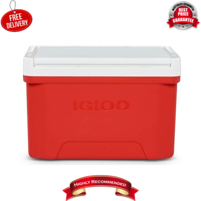 9 Qt Laguna Ice Chest Cooler Small Camping Picnic Sport Drink Outdoor Party Red $16.99