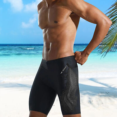 #ad 1x Men#x27;s Swim Jammer Racing And Training Swimsuit Men#x27;s Swimwear Comfortable $13.80