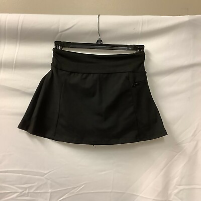 #ad Fashion Womens Mini Skirt Black Sexy Lounge Pull On Elastic Waist Size Small $24.45