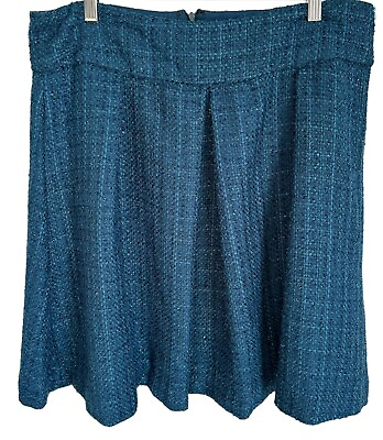 #ad Cold water Creek Skirt Size 14 Turquoise Women Skirt. NWT $29.99