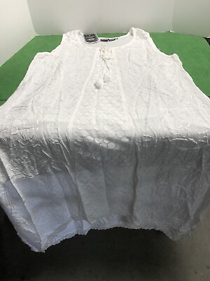 #ad white maxi dress medium $15.00