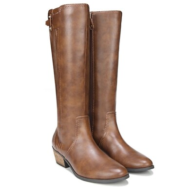 #ad Dr. Scholl#x27;s Women#x27;s Brilliance Wide Calf Riding Boot Whiskey Size 8 M $60.00