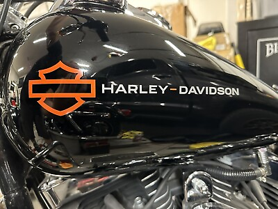 #ad #ad 2 Harley Davidson Tank Decals Stickers Fits Dyna Sportster Street Glide $17.99