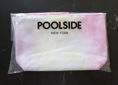 #ad New *POOLSIDE NEW YORK* Wet Dry Water Resistant Bikini Zip Pouch Bag 11.5 x 7in $9.99