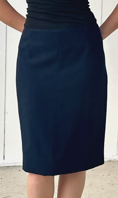 #ad #ad Vintage Gianfranco Ferre Black Pencil Skirt petite vintage designer gem $29.85