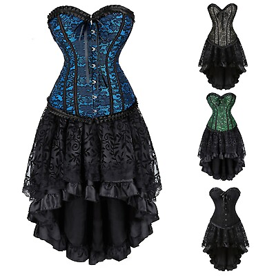 Cute Dresses with Pockets Women#x27;s Halloween Retro Classic Ruffled Lace Jacquard $35.94