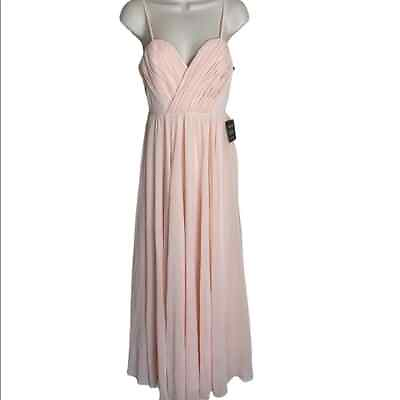 #ad NWT Lulu#x27;s Peach Maxi Dress style 65151 size Small $49.95