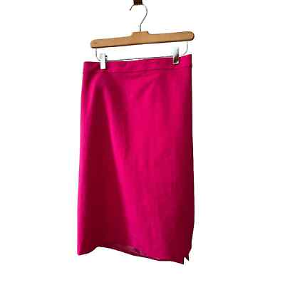 #ad J Crew No 2 Pencil Skirt Hot Pink 18 $25.00