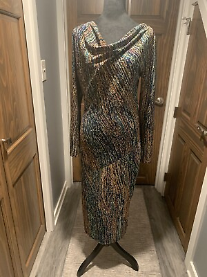 #ad #ad Ashro Dress Long Maxi Multicolored Size S $29.00