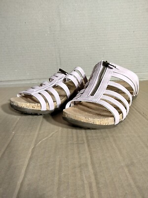 #ad Bearpaw Casual Shoes Womens Sabrina Open Toe Slip On Zipper 2897W....... $19.95