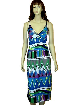 Women#x27;s Dress Print Smocked Waist Summer Dress Sun Wear Dress M L XL $12.98