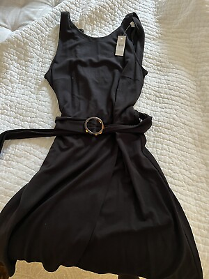 #ad LOFT Black Dresses Size 8 and 8T NWT $19.99