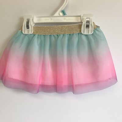 Carter’s Tutu for Baby Girl Skirt 24 Months Pink blue And White soft NWT $15.00