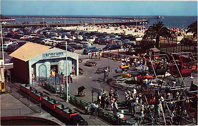 #ad Long Beach California Nu Pike Amusement Zone Unposted Postcard $12.99