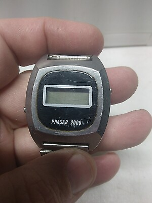 #ad VTG PHASAR 2000 WRISTWATCH SEARS For Parts Or Repair $15.00