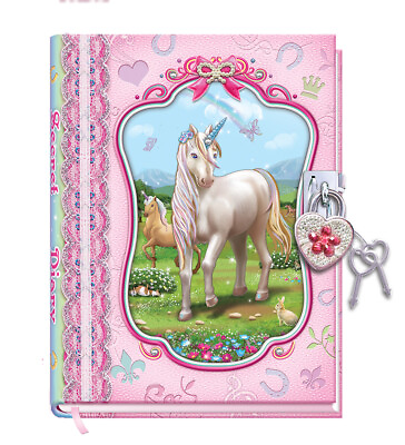 Secret Diary With Lock and keys for Girls Brithday Gifts Fancy Journal Notebook $14.62