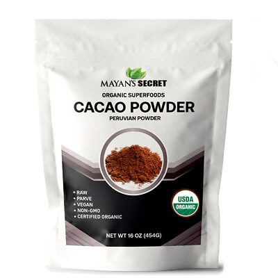 #ad #ad 1 LB 16 OZ USDA Organic Raw Cacao Powder100% Pure ALL NATURALALWAYS FRESH $14.99
