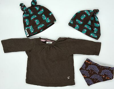 Baby Set Dawanda Handmade Hats And Suspenders And Hamp;M Shirt Size 62 $16.09