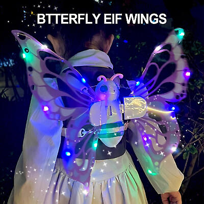 #ad VATOS Electric Fairy Light Up Butterfly Wings Christmas Party Dress Up for Girls $15.74