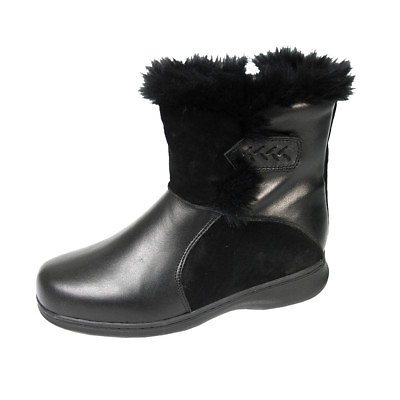 #ad 👢 PEERAGE Bryn Women#x27;s Wide Width Side Zipper Fleece Lined Ankle Boots $66.36