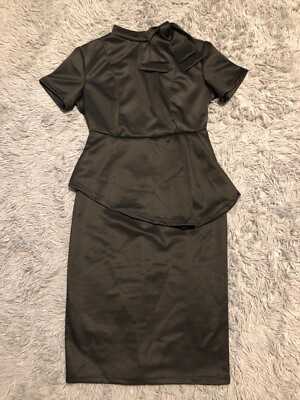 #ad Women#x27;s Black Bodycon Maxi Dress Size XL Long $11.55