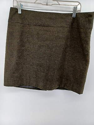The Limited Pencil Skirt Short Wool Blend Green Lined SZ 10 $16.00