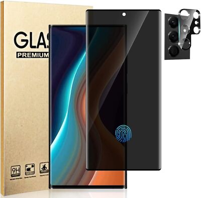 #ad Privacy Tempered Glass Screen Protector For Samsung GalaxyS24 S23 S22 Ultra Plus $8.89