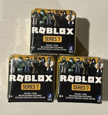 #ad Roblox Series 7 Mystery Figure 3 Pack 3 Total Figures $29.99