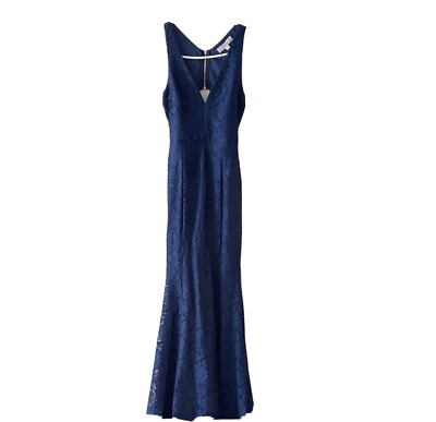 #ad Navy Lace Maxi Dress $30.00