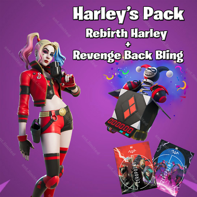 #ad Rebirth Harley Quinn Revenge Back Gling $18.99