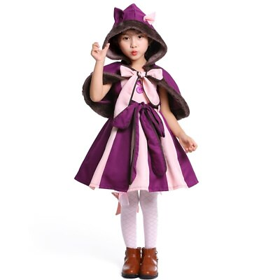 Baby Girl Princess Cat Cosplay DressCloak 2PCS Costume Party Baby Clothe 2 10Y $65.72