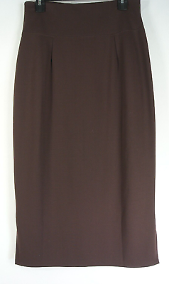 #ad NEW Eileen fisher Flex Tencel Ponte Pencil Skirt in Cassis size M #P2732 $79.99