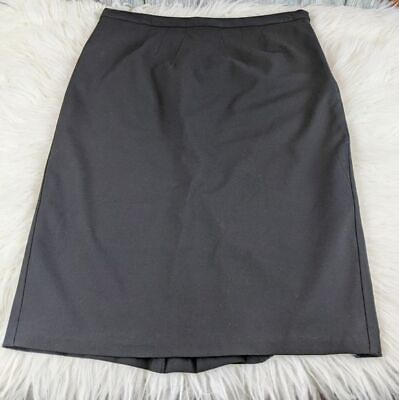 #ad Worthington Black Straight dress Skirt business work knee length Women#x27;s 8 $17.82