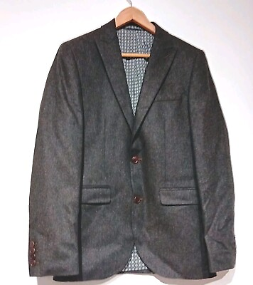 #ad Next Suit mens 36 brown Slim Fit jacket amp; trousers 30 x 31 Nova Fides Italian GBP 27.96