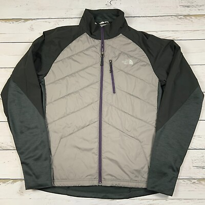 #ad The NorthFace Jacket Large Black Full Zip Hybrid Hiking Outdoors Trail $16.00