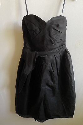 Marc by Marc Jacobs Strapless Evening Cocktail Black Mini Dress Size 4 $98.00