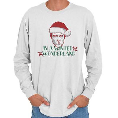 Funny Ugly Xmas Walken In A Winter Wonderland Christmas Long Sleeve TShirt $18.99