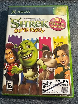 #ad Shrek Super Party for Xbox Free Watch Variant No Watch and No Manual OG Xbx $59.99