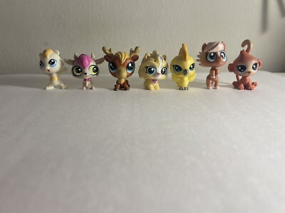 #ad lps mini haul Littlest pet shop mini figurine’s. 7 mini animals $10.50