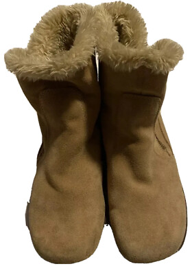 #ad #ad Naturalizer Womens Boots Size 9M Faux Fur Lining Fabric Upper Zip Up Warm $17.59