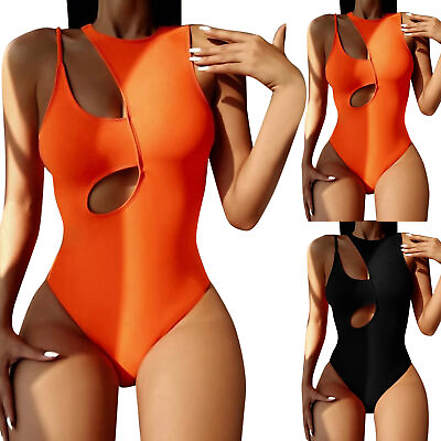 #ad #ad Ladies Bikinis Sexy Hollow Women One piece Swimsuit $12.64