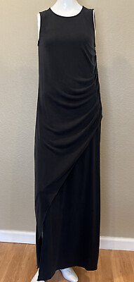 #ad LAmade Maxi Sleeveless Dress Navy Blue Gray NWT Sz.XS $79.00