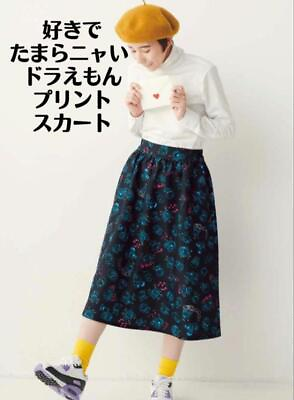 #ad Felissimo Doraemon Collaboration Long Skirt Manga Anime Fujiko Fujio $103.92