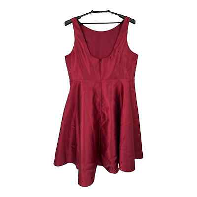 #ad #ad Alfred Sung dress burgundy D697w high low cocktail size 22W $79.99
