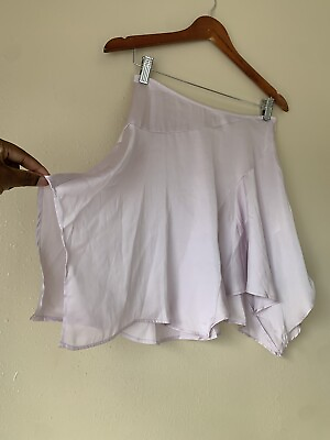 #ad Free People Slim Shine Asymmetrical Skirt in Lilac Size 0 $40.00
