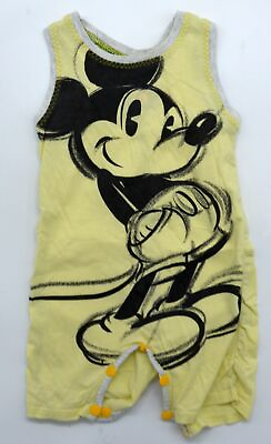 Great Dawanda Baby Handmade Mickey Mouse Romper Size 74 $13.93