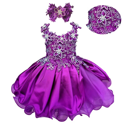 #ad Jenniferwu Baby Girls Lace Tutu Dresses Pageant Party Wedding Christmas Dress $75.65