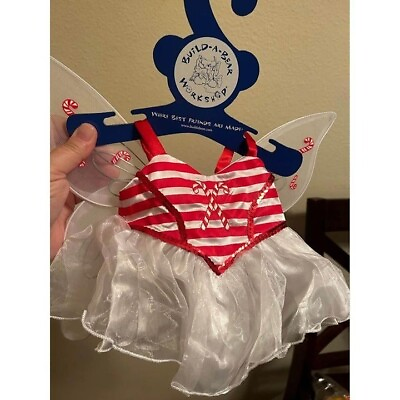 build a bear Christmas dress wings outfit new $20.00