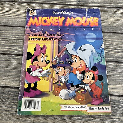 #ad Mickey Mouse Magazine Minnie#x27;s Halloween Party Fall 1989 $5.99